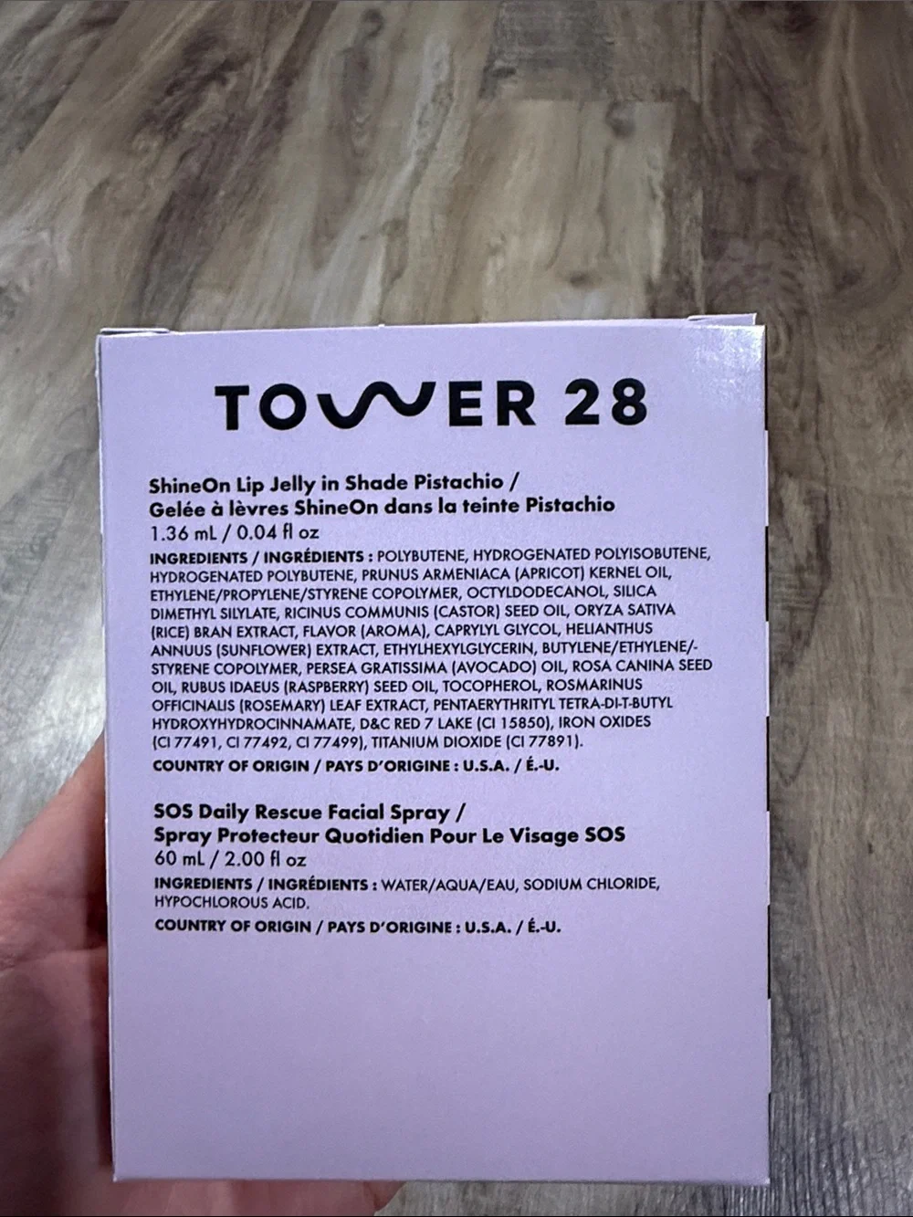 Tower 28 Red and Lavender Makeup Setting Spray & Lip Duo
